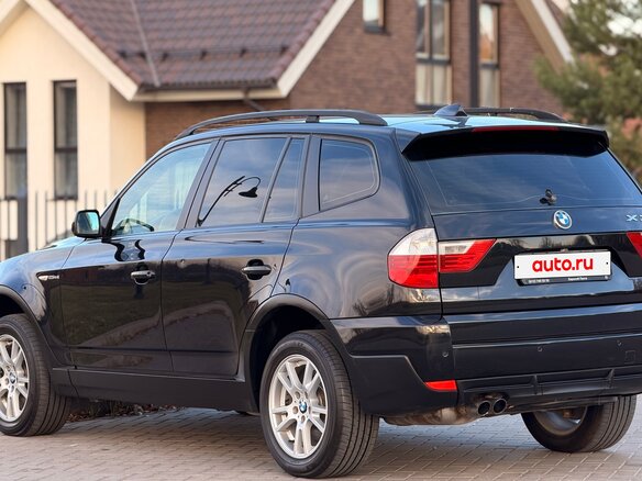 2008 BMW X3 25i I (E83) Рестайлинг, чёрный, 950000 рублей - вид 9