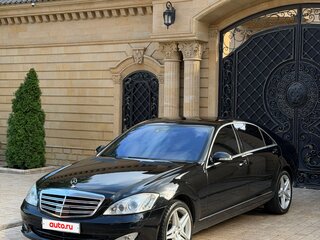 2008 Mercedes-Benz S-Класс 550 Long V (W221), чёрный, 980000 рублей, вид 2