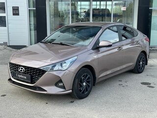 2021 Hyundai Solaris II Рестайлинг, коричневый, 1470000 рублей, вид 1