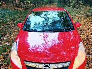 2007 Opel Corsa D, красный, 220000 рублей, вид 1