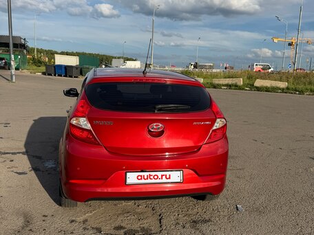 2014 Hyundai Solaris I Рестайлинг, красный, 770000 рублей, вид 5