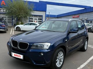 2012 BMW X3 20i xDrive II (F25), синий, 1699000 рублей, вид 1