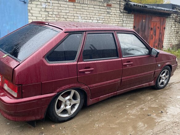 2005 Lada (ВАЗ) 2114, красный, 199000 рублей - вид 5