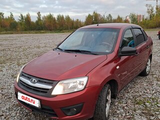 2017 Lada (ВАЗ) Granta I, красный, 360000 рублей, вид 1