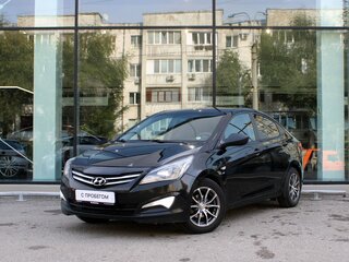 2015 Hyundai Solaris I Рестайлинг, чёрный, 1040000 рублей, вид 1