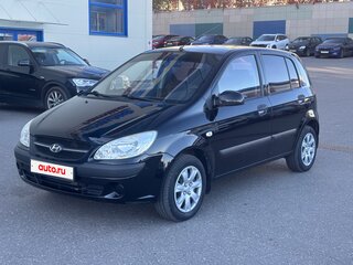 2009 Hyundai Getz I Рестайлинг, чёрный, 465000 рублей, вид 1