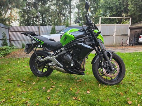 2013 Kawasaki ER-6N, зелёный, 499000 рублей, вид 5