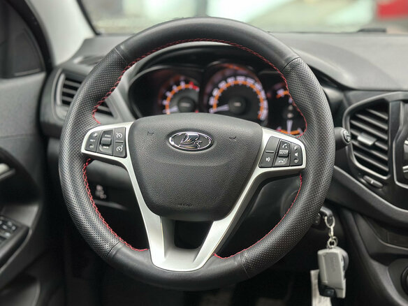2020 Lada (ВАЗ) Vesta SW I, красный, 1119000 рублей - вид 14