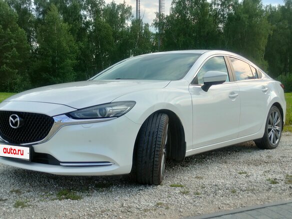 2019 Mazda 6 III (GJ) Рестайлинг 2, белый, 2300000 рублей - вид 2