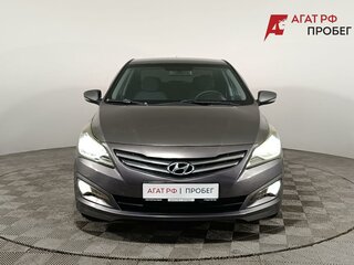 2015 Hyundai Solaris I Рестайлинг, серый, 785000 рублей, вид 2