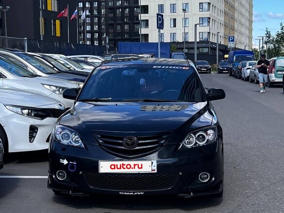 2006 Mazda 3 I (BK) Рестайлинг, чёрный, 660000 рублей - вид 5