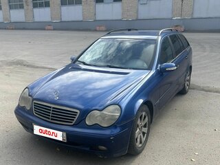 2002 Mercedes-Benz C-Класс 200 II (W203), синий, 450000 рублей, вид 1