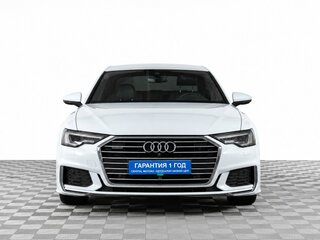2021 Audi A6 45 TFSI V (C8), белый, 3609000 рублей, вид 2