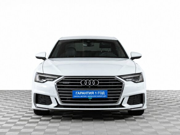 2021 Audi A6 45 TFSI V (C8), белый, 3609000 рублей - вид 1