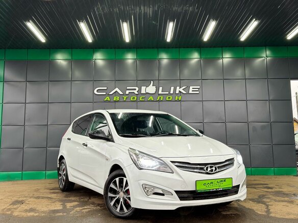 2016 Hyundai Solaris I Рестайлинг, белый, 799000 рублей