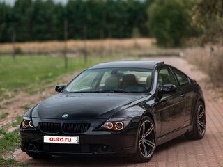 2006 BMW 6 серии 650i II (E63/E64), чёрный, 1650000 рублей, вид 1