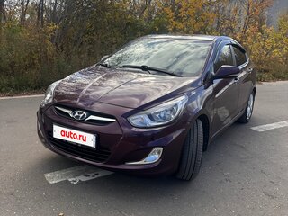 2012 Hyundai Solaris I, фиолетовый, 820000 рублей, вид 1