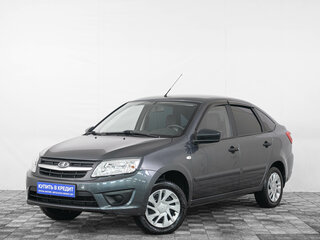 2018 Lada (ВАЗ) Granta I Рестайлинг, серый, 559000 рублей, вид 3