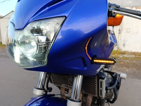 2001 Honda CB 600S, синий, 420000 рублей - вид 12