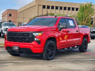 2023 Chevrolet Silverado Double Cab IV (T1XX) Рестайлинг, красный, 7613274 рублей, вид 2