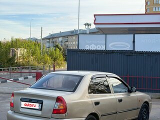 2006 Hyundai Accent ТагАЗ II, бежевый, 175000 рублей, вид 5