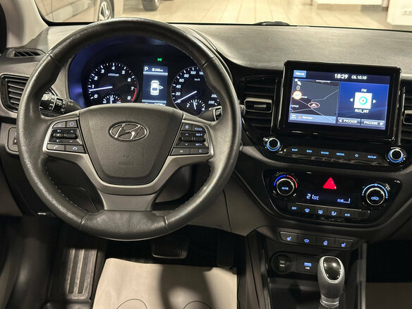 2020 Hyundai Solaris II Рестайлинг, чёрный, 1663000 рублей - вид 19