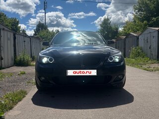 2008 BMW 5 серии 530xi V (E60/E61) Рестайлинг, чёрный, 1245000 рублей, вид 2