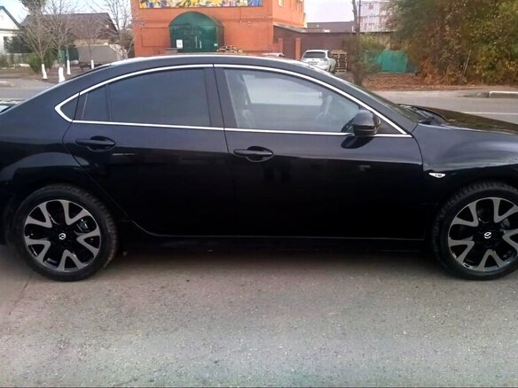2012 Mazda 6 II (GH) Рестайлинг, чёрный, 800000 рублей - вид 7