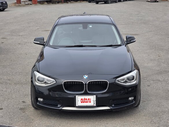 2013 BMW 1 серии 116i II (F20/F21), чёрный, 600000 рублей