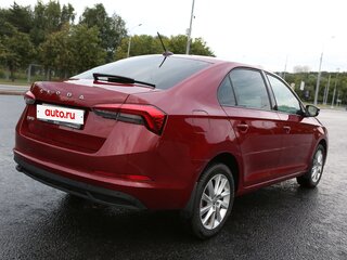 2022 Skoda Rapid II, красный, 1680000 рублей, вид 4
