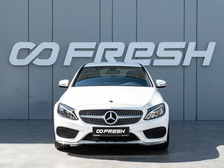 2017 Mercedes-Benz C-Класс 180 9G-TRONIC IV (W205), белый, 2410000 рублей, вид 3