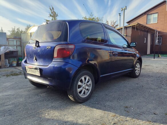 1999 Toyota Vitz I (P10), синий - вид 6