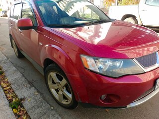 2008 Mitsubishi Outlander II, красный, 1000000 рублей, вид 3