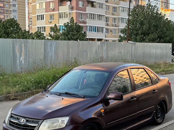 2012 Lada (ВАЗ) Granta I, пурпурный, 250000 рублей - вид 12