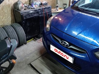 2012 Hyundai Solaris I, синий, 560000 рублей, вид 1