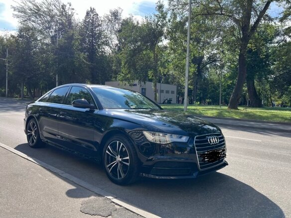 2018 Audi A6 IV (C7) Рестайлинг, чёрный - вид 5