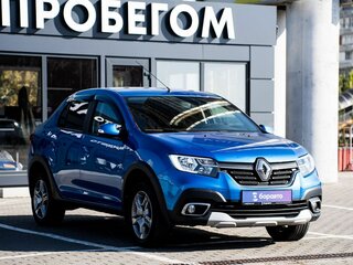 2020 Renault Logan Stepway II Рестайлинг, синий, 1200000 рублей, вид 3