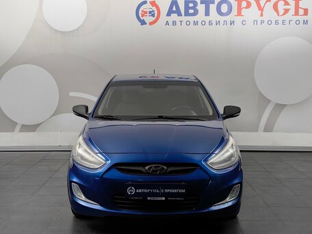 2014 Hyundai Solaris I, синий, 707000 рублей, вид 3