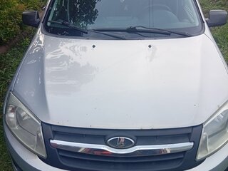 2014 Lada (ВАЗ) Granta I, серебристый, 420000 рублей, вид 3