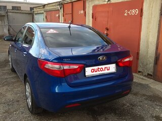 2014 Kia Rio 4-speed III, синий, 1080000 рублей, вид 2