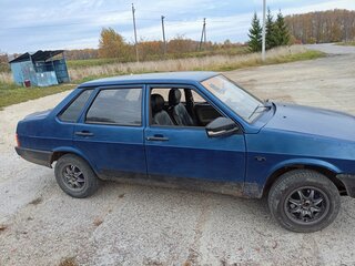 1997 Lada (ВАЗ) 21099, синий, 50000 рублей, вид 4