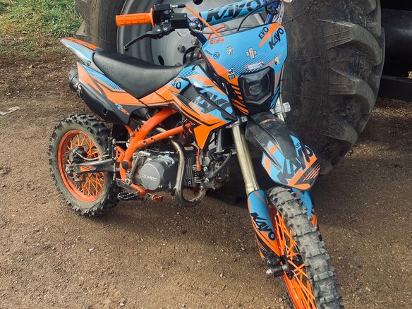 2024 Kayo Evolution YX140EM, оранжевый, 100000 рублей - вид 3