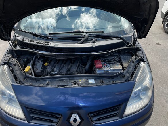 2008 Renault Scenic Grand II Рестайлинг, синий, 500000 рублей - вид 6