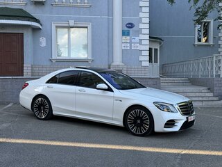 2018 Mercedes-Benz S-Класс 450 VI (W222, C217) Рестайлинг, белый, 5200000 рублей, вид 1