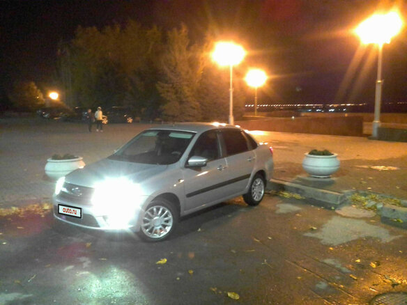 2016 Lada (ВАЗ) Granta I, серебристый - вид 14