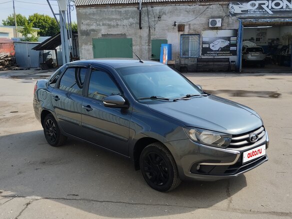 2020 Lada (ВАЗ) Granta I Рестайлинг, серый, 885000 рублей - вид 2