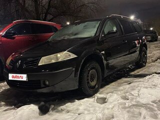 2008 Renault Megane II Рестайлинг, чёрный, 500000 рублей, вид 2