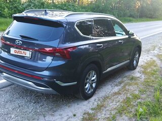 2022 Hyundai Santa Fe IV Рестайлинг, синий, 4200000 рублей, вид 5