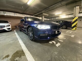 2018 BMW 5 серии 530d xDrive VII (G30/G31/G38), синий, 4490000 рублей, вид 2
