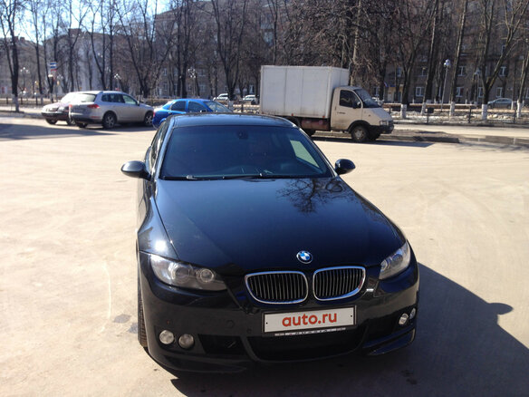 2008 BMW 3 серии 335xi V (E90/E91/E92/E93), чёрный - вид 2
